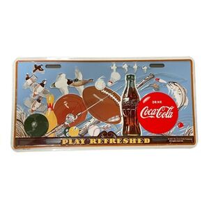 Coca-Cola Sports and Outdoors Play Refreshed Vanity License Plate